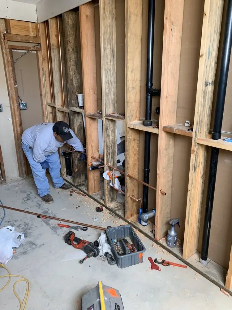 Commercial rough-in plumbing for Trenchless Sewer Repair in Peachtree Heights West